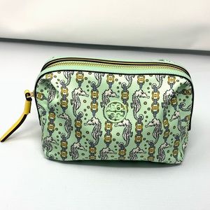 Tory Burch Seahorse print Cosmetic Bag New Without Tags!